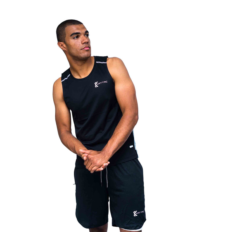 CONTENDER Sports/Fitness Men’s Tank Top - Black/Grey