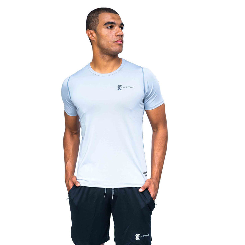 DYNAMO Sports/Fitness Men’s Short-Sleeve Tee - Grey