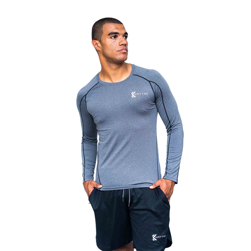 COMPETITOR Sports/Fitness Long Sleeve Tee - Grey